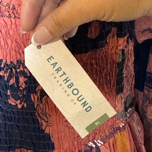 Earthbound Trading Plus Size Maxi Dress - XL - fits like a 2X! - Picture 4 of 5